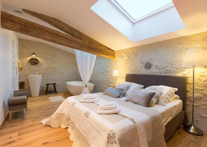 ベッド・アンド・ブレックファスト Le Vallon De Guerry Sainte-Colombe-de-Duras