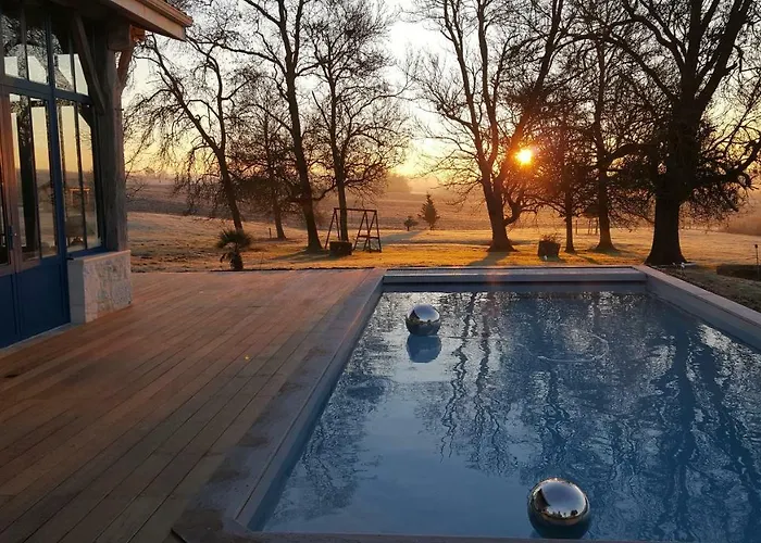 ベッド・アンド・ブレックファスト Le Vallon De Guerry Sainte-Colombe-de-Duras