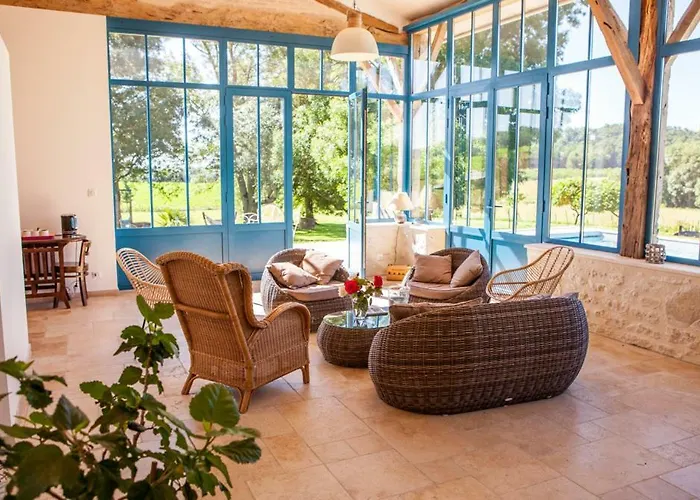 ベッド・アンド・ブレックファスト Le Vallon De Guerry Sainte-Colombe-de-Duras